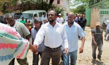 Wyclef Jean during his election campaign. (Getty Image)